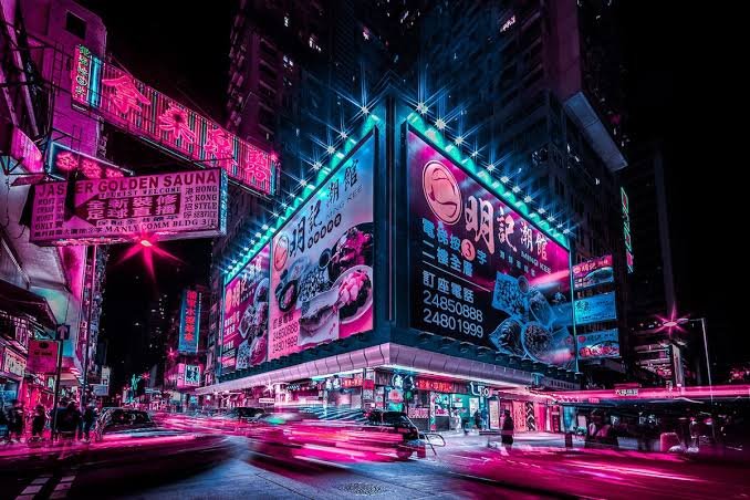 Hong Kong Neon Streetlife